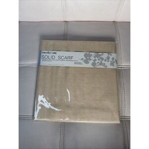 Naturally Knotty Baw SAND 50% Wool 50% Viscose Wrap Scarf Unisex 28x70"